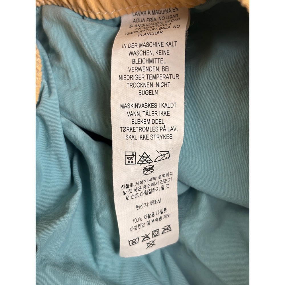 Patagonia Kids Baggies Shorts Blue Peach Recycled Nylon Size L Large 4017 - Picture 7 of 7